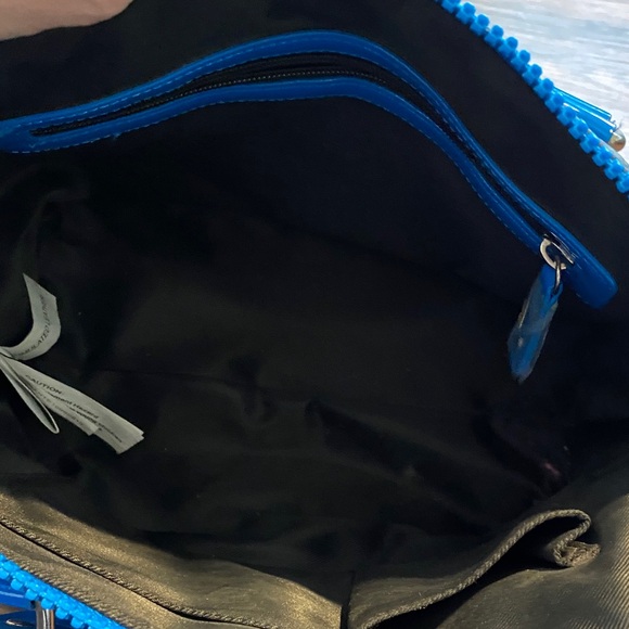 Loungefly Hello Kitty Black Satchel with Blue Accents - Picture 5 of 9